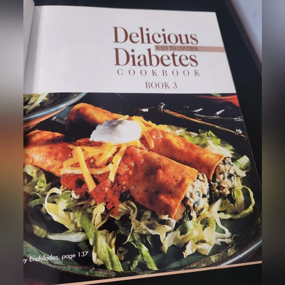 Delicious Ways to Control Diabetes Cookbook Book 3 2001 Hardcover